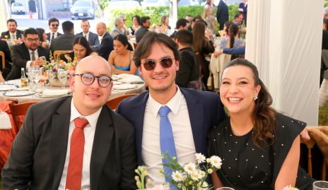  Jorge Goldaracena, Emilio González y Ana Gómez.