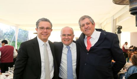  Jesús Garza, Erasto Aldrett y Pablo Madrid.