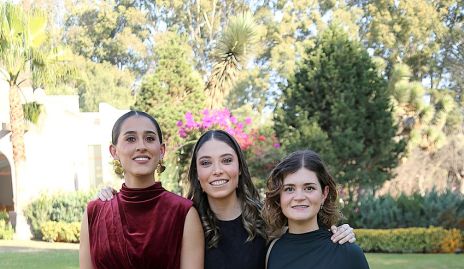  Ximena Abud, Sofía Hernández y María José Valladares.