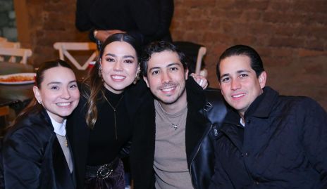  Daniela González, Ale Michel, Roberto Michel y Gerardo Martínez.