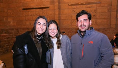  Fernanda García, Natalia Michel y Jaime Ascanio.