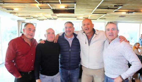  Javier Alcalde, Tomás Alcalde, José Eduardo Maza, Miguel Abud y Gerardo Valle.