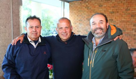  Héctor Gutiérrez, Omar Gutiérrez y Ricardo Trujillo.