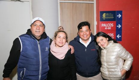  Lenar Chávez, Nadia Rodríguez, Marco y Melanie Ramírez.