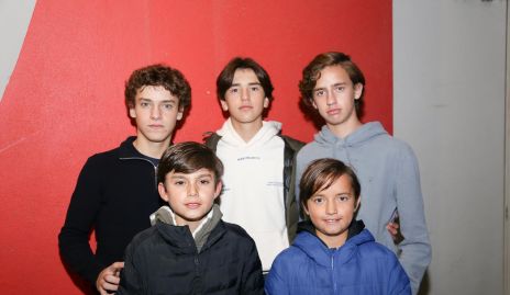  Santiago Mercado, Rodrigo Díaz, Diego Torres, Alejandro Leos y Patricio Torres.