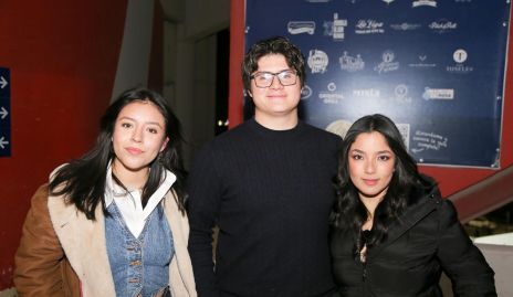  Sofía Cano, Sebastián Cabrero y Fernanda Pineda.