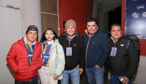  Oscar Vega, Marlene Tovar, Oscar Vega, Erick Vega y César Patiño.