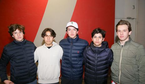  Luis Manuel, Josema, Samer Abud, Gonzalo y Andrés Mendizábal.