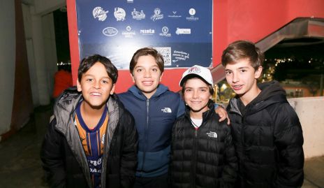  Mauricio, César, José Carlos y Diego.