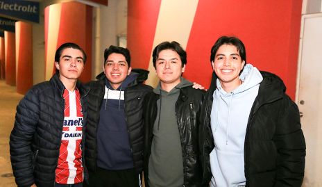  Diego Naya, Hugo Alfaro, Javier Almazán y Víctor Cano.