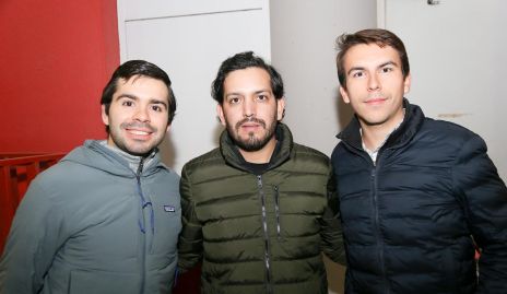  Rodrigo Pérez, Rogelio Pérez y Abraham Tobías.