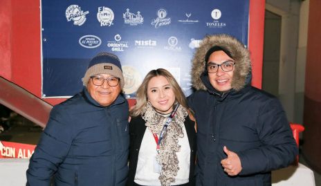  Alfredo Palencia Castañeda, Evelyn Palencia y Ariel Badillo.