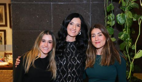  Gloria Escobedo, Ale Cano y Ximena Fernández.