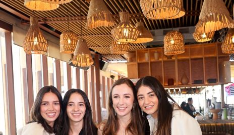  Montserrat Piñero, Valentina Gameros, Celia Gallegos y Sofía Rojas.