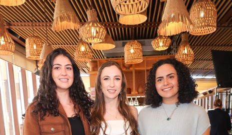 Rocío Mendizábal, Celina Gallegos y Renata Autrique.