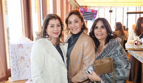  Cristina Pérez, Ángeles Barba y Lucero Motilla.