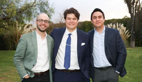  Alejandro, Jordi Madrigal y Jorge Gómez.