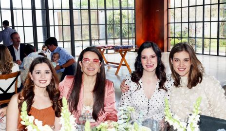  Montse Arredondo, Regina González, Mariana Lamas y Paulina Castillo.