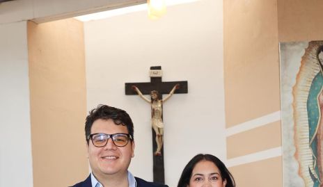  Luis Fernando Rodríguez y Alejandra Berrueta con su hija María Paula.