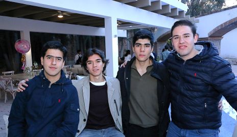  Juan Pablo, Pato Nieto, Rodrigo Alcalde y Chemi.