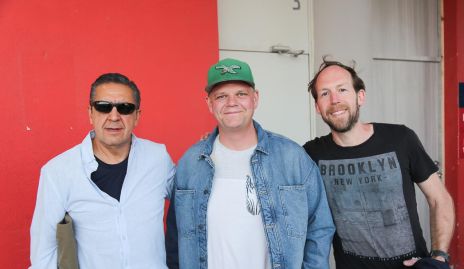  Efrén Mendoza, Christian Panser y Daniel Palau.
