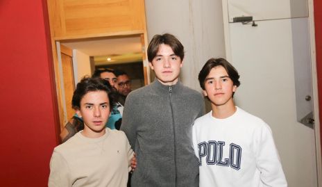  Santiago Conde, Pablo Abaroa y Rodrigo Díaz.