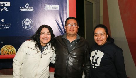  Nathali, Pedro y Cora.