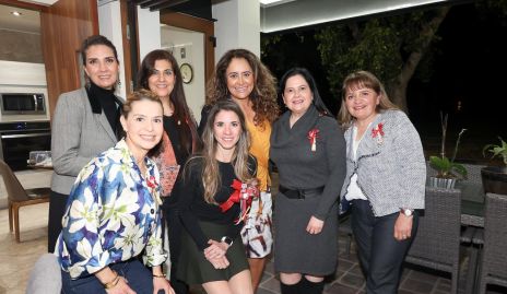  Lourdes Velázquez, Vera Villarreal, Paty Lara, Queta y Carla Contreras, Marcela Carrillo e Isabel Álvarez.