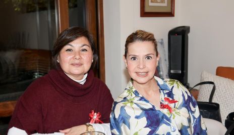   Sara Treviño y Marcela Carrillo.