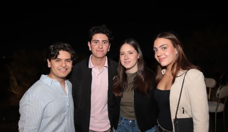  Eduardo Cervantes, Diego Barragán, Mariana Aguilar y Emelin Feres Mahbub.