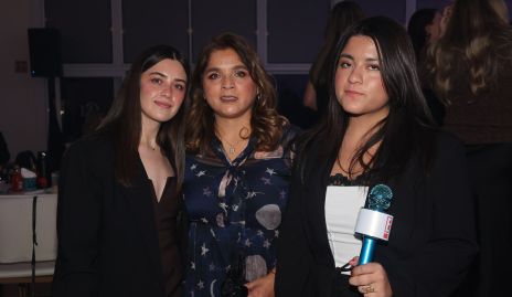  Marijó González, Sara Berrones y Sara Barrales.