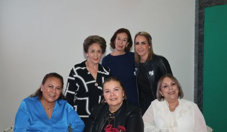  Cecilia Morales, María de Jesús Motilla, Rosalinda Villegas, Mónica Martínez, Imelda Jiménez y Carmelita Nieto.