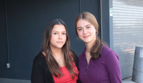  Sofía Trujillo y Sara Jaramillo.