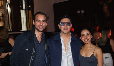  Patricio Maza, Jesús Ortiz y Rebeca Zamora.