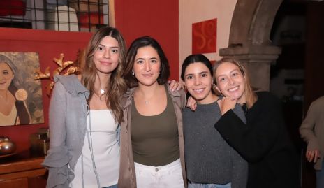  María José Macías, Ana Paula González, Ilse Lázaro y María José López.