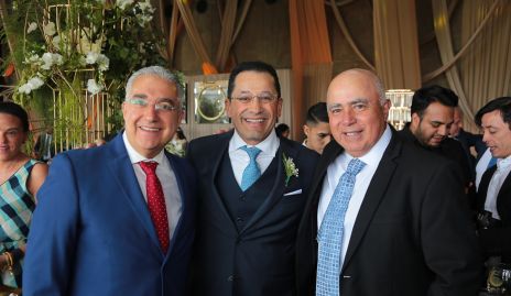  Oscar Villarreal, Salim Abud y Juan Manuel Córdova.