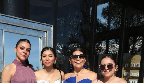  Andrea Juárez, Isabel Zamora, Diana González y Cristina Morales.