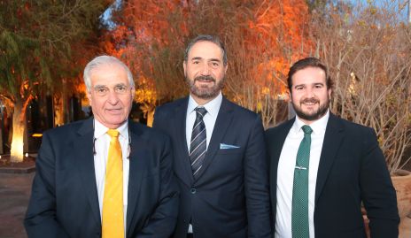  David Dauajare, Luis Mahbub y Felipe Martin Alba.