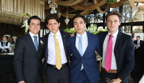  José María Arredondo, Mariano Hampshire, Daniel Puente y Marcelo Torre.