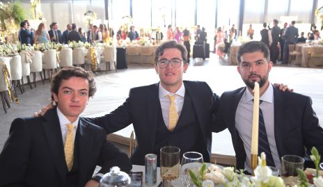  Francisco Rojas, Yuseff y Samer Abud.