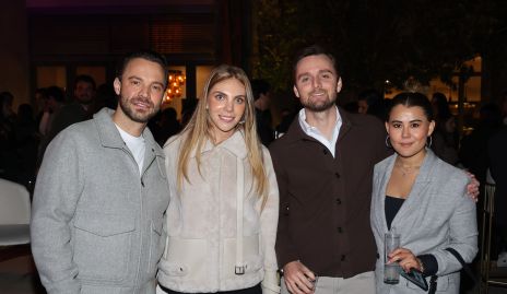  Diego Gómez, Mariana Pizzuto, Isaac y Daniela Fonseca.