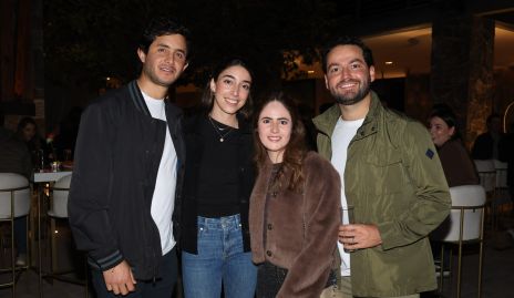  Julián Abud, Paula Pérez, Paulina Aldrett y Chino González.