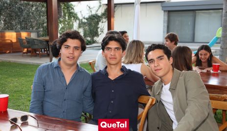  Juan Manuel Gómez, Jesús Conde y Juan José Leos.