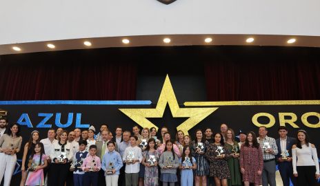 Galardonados Azul y Oro del Club Deportivo Potosino.