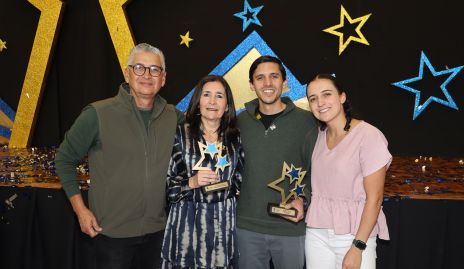  Familia Zacarías Valle, Ramón, Marcela Azul y Oro Entrenamiento Funcional, Ramón, Azul y Oro, Azul y Oro Atletismo y María José.