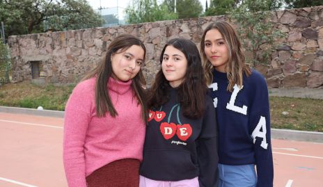  Regina Martínez, Natalia Posadas y Andrea Sigler.