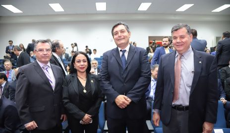  Luis Gerardo Ortuño, Ivette Larrea, Juan Carlos Salazar y Alejandro Espinosa.