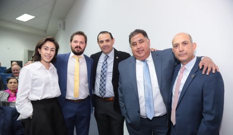  Midori Barral, Jorge Meade, Esteban Puente, Jesús Torres y Jorge Alberto Guerra.