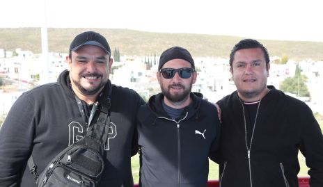  Jaime Jara, Gustavo Castorena y Jasiel Martínez.