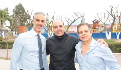  Oscar Estrada, Felix Feres y Juan Carlos Feres.